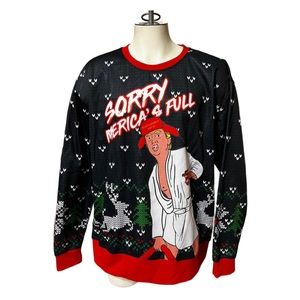 Sorry, Merica’s Full funny Christmas long sleeve top